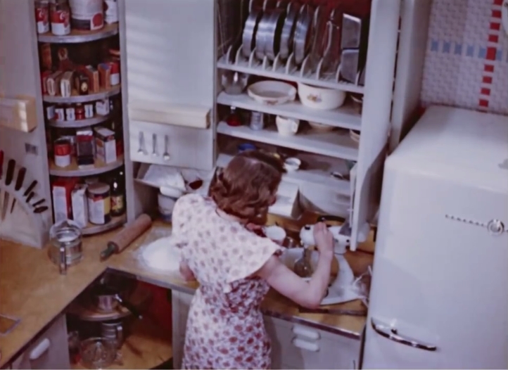 home economist mixing food