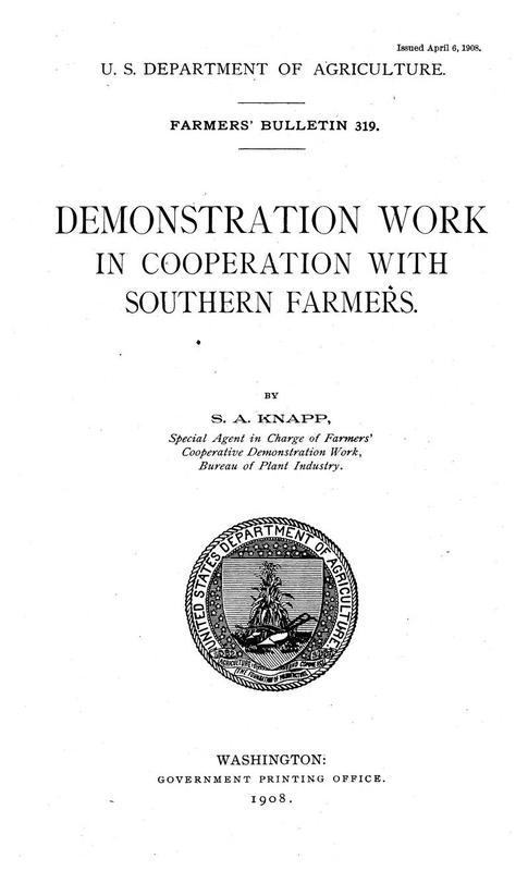 Demonstration Work in Cooperation with Southern Farmers.jpg
