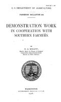 Demonstration Work in Cooperation with Southern Farmers.jpg