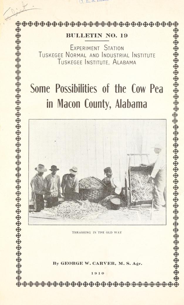 Some Possibilities of the Cow Pea in Macon County, Alabama cover