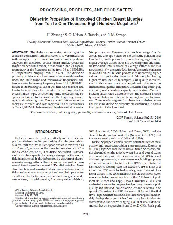 Dielectric Properties of Uncooked Chicken Breast Muscles from Ten to One Thousand Eight Hundred Megahertz.jpg