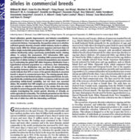 Genome-wide assessment of worldwide chicken SNP genetic diversity indicates significant absence of rare alleles in commercial breeds.jpg