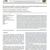 Microbial and antibiotic resistant constituents associated with biological aerosols and poultry litter within a commercial poultry house.jpg