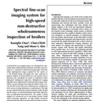 Spectral line-scan imaging system for high-speed non-destructive wholesomeness inspection of broilers.jpg