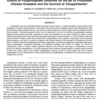 Effects of Polyphosphate Additives on the pH of Processed Chicken Exudates and the Survival of Campylobacter.jpg