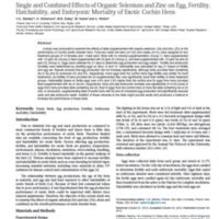 Single and combined effects of organic selenium and zinc on egg, fertility, hatchability, and embryonic mortality of exotic cochin hens.JPG