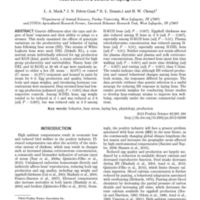 Genetic variations alter production and behavioral responses following heat stress in 2 strains of laying hens.JPG