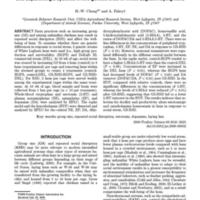 Effects of group size and repeated social disruption on the serotonergic and dopaminergic systems in two genetic lines of White Leghorn laying hens.jpg