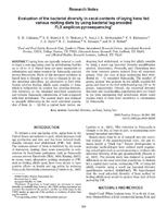 Evaluation of the bacterial diversity in cecal contents of laying hens fed various molting diets by using bacterial tag-encoded FLX amplicon pyrosequencing.jpg