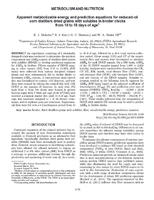 Apparent metabolizable energy and prediction equations for reduced-oil corn distillers dried grains with solubles in broiler chicks from 10 to 18 days old.jpg