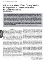 Validation of a Combi Oven Cooking Method for Preparation of Chicken Breast Meat for Quality Assessment.jpg