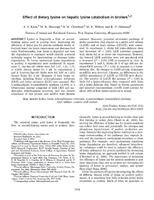 Effect of dietary lysine on hepatic lysine catabolism in broilers.jpg