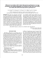 Effects of vaccination with F-strain Mycoplasma gallisepticum on egg production and quality parameters of commercial layer hens previously vaccinated with 6 85-strain Mycoplasma gallisepticum.JPG