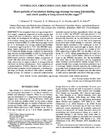 Short preincubations during egg storage increases hatchability and chick quality in long-stored broiler eggs.jpg