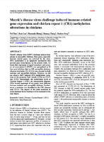 Marek’s disease virus challenge induced immune-related gene expression and chicken repeat 1 (CR1) methylation alterations in chickens.jpg