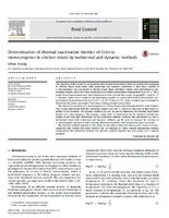 Determination of thermal inactivation kinetics of Listeria monocytogenes in chicken meats by isothermal and dynamic methods.jpg